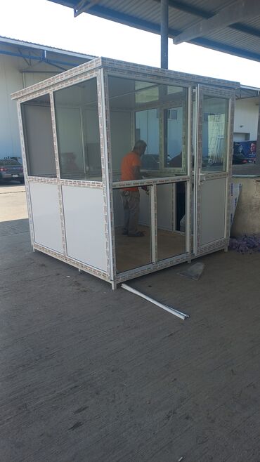 Butkalar, köşklar: ŞÜŞƏLİ MÜHAFİZƏ KABİNLƏRİ. MÜHAFİZƏLƏR ÜŞÜMƏSİN VE SƏRİN YERDƏ — 11