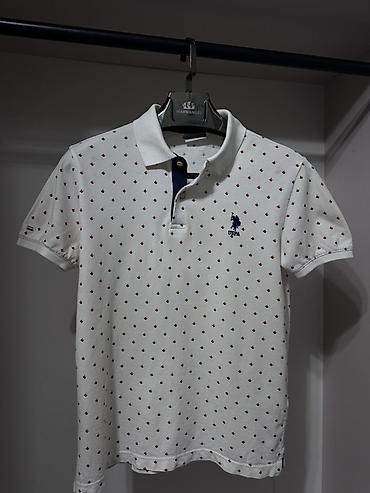 Футболки: Мужская футболка, S, M, Us Polo Assn, Б/у, цвет - Белый, Платная доставка — 4