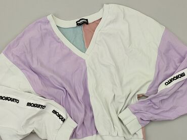 bordowa bluzki eleganckie: Sweatshirt, S (EU 36), condition - Good