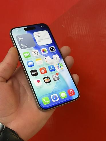 Apple iPhone: IPhone 15 Pro, 128 GB, Natural Titanium, Face ID — 9