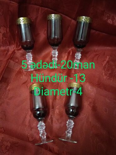 Qədəhlər: Qədəhlər, Şüşə, 2 ədədli dəst, 500 ml, Almaniya — 7