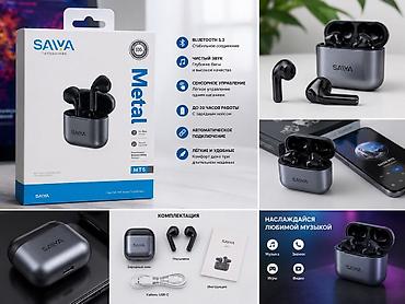mini micro: Беспроводные наушники SAIVA MT5 🎧 Стильные беспроводные наушники с — 1