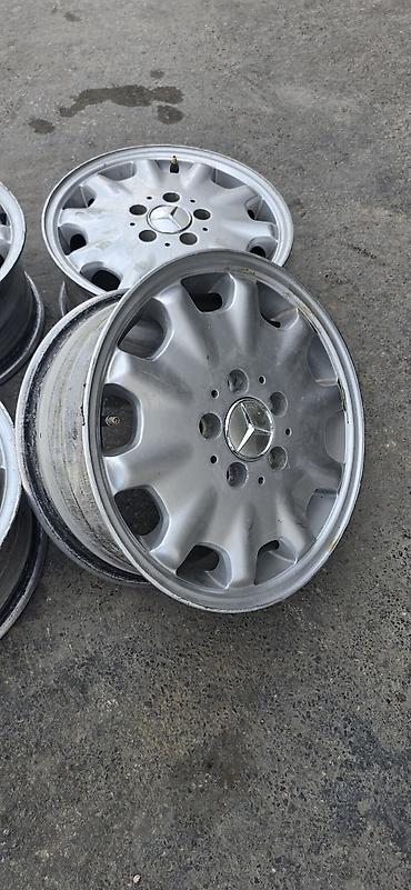 avto kran: Mercedes-Benz orijinal yüngül lehimli disklər – 4 ədəd 15 lik di heç — 5