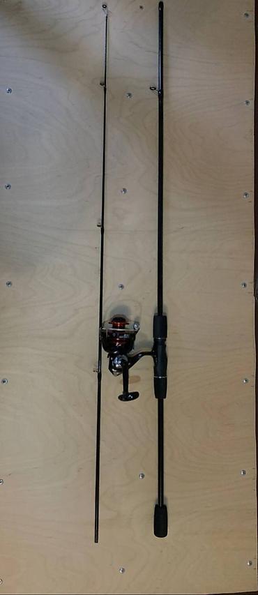Удочки и спиннинги: Спиннинговый комплект для ловли хищника - Разборное удилище 2 секции — 1