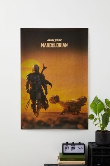 фото рамку: Продаю оригинальный постер Mandalorian Star Wars с картинной рамой и