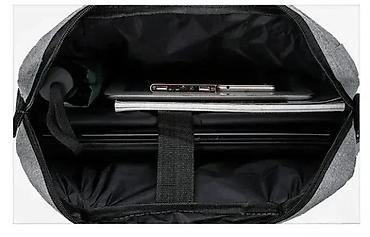 Futrole i torbe za laptopove: Torba za laptop – siva, poslovno-putna - Moderan dizajn od — 7