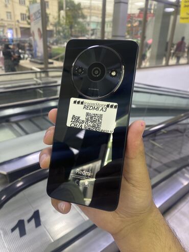 купить корейскую копию айфон: Redmi, Redmi A3, Б/у, 128 ГБ, цвет - Черный, 1 SIM, 2 SIM