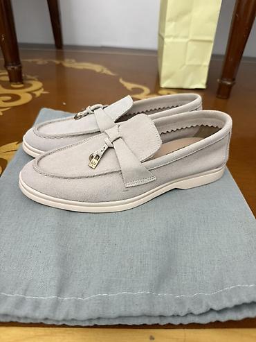 лоферы 37 38: Лоферы Loro Piana Summer Walk - Модель: Summer Walk - Материал верха — 3
