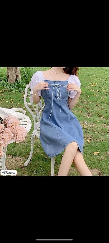 cins kurtkalar qadin: Məhsul: Qadınlar üçün denim paltar - Model kodu: SF120121 (şəkillərdə — 3