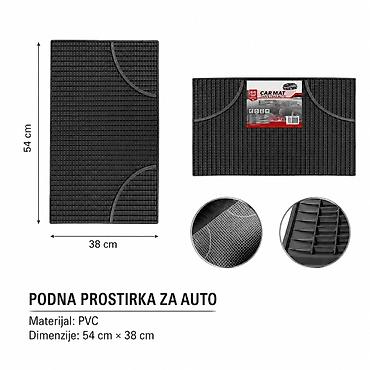 KMT Crne mrežaste patosnice za automobile 2000104 Praktične crne