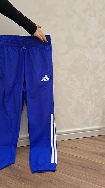paraşut şalvar: İdman Şalvar, Adidas, S, rəng - Göy — 1