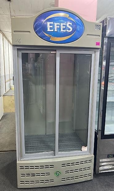 EFES brend vitrin soyuducu - Şüşə sürgülü ikili qapı – məhsulların