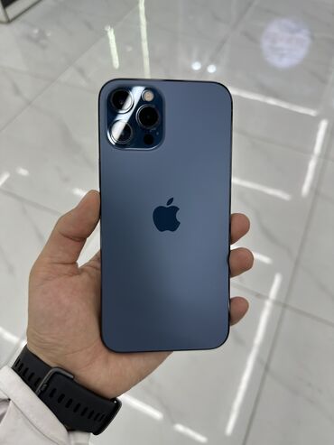 купить телефон iphone 8: IPhone 12 Pro Max, 128 ГБ, Pacific Blue, Коргоочу айнек, Каптама, 89 %