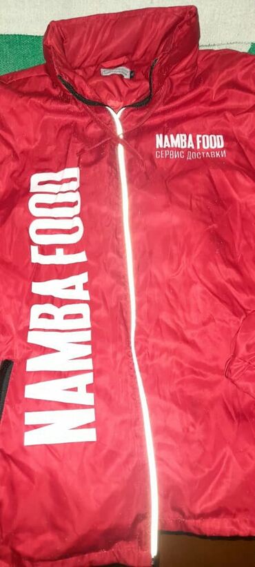 парка куртки: Дождевик, Куртка, Италия, цвет - Красный, 2XL (EU 44)