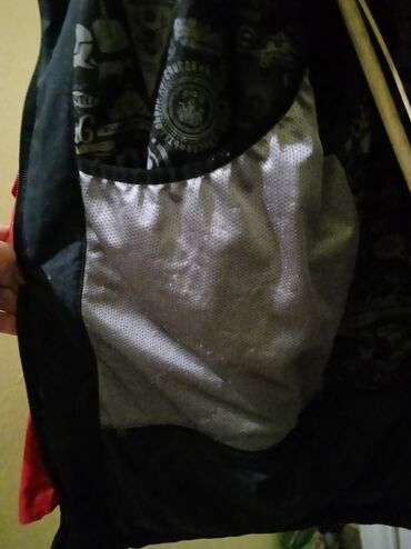 Zimske jakne: Billabong zimska/ski jakna sa kapuljačom, crno‑crvene pruge sa žutim — 7