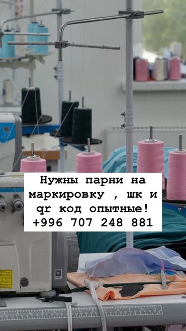 Другие специальности: Опытные ответственные нужно на маркировку количество в неделю 0 тысяч