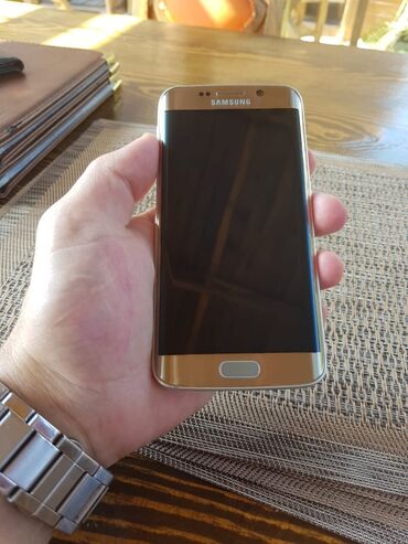 s7 edge ekran: Samsung Galaxy S6 Edge, 32 GB, rəng - Qızılı, Sensor