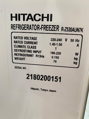 Холодильники: Холодильник Hitachi, Б/у, Двухкамерный — 3