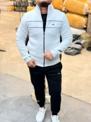 Trenerke: Komplet, Calvin Klein, bоја - Bela, Pamuk — 8