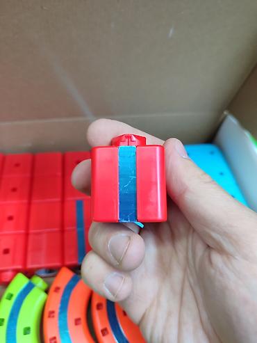 Игрушки: Поезд на магнитной дороге игрушка детская🚅 Комплектация товара — 8