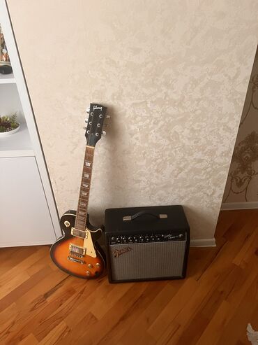 Pianolar: Elektron gitara, Gibson, 6 sim, İşlənmiş, Pulsuz çatdırılma