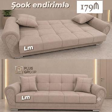 paxlava parcalar: Şok endirimlə! Qonaq otağı üçün funksional açılıb-bağlanan divan - — 1