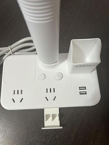 тумбочка для компьютера: Многофункциональная настольная LED‑лампа с сетевым блоком - — 2