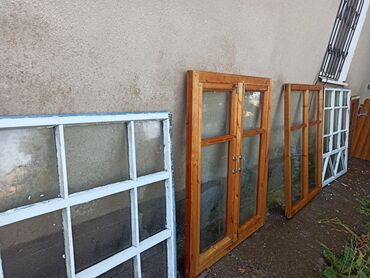 перегородки деревянные: Деревянное окно, Б/у, 120 *90, Самовывоз