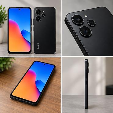 Redmi, Redmi 12, Б/у, 128 ГБ, цвет - Черный, 2 SIM