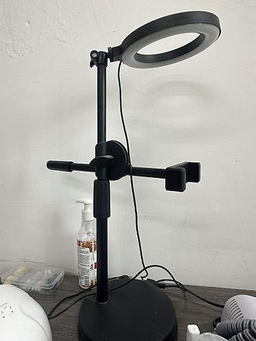 digital camera: Штатив Настольная стойка с кольцевой LED-лампой и держателем для — 4