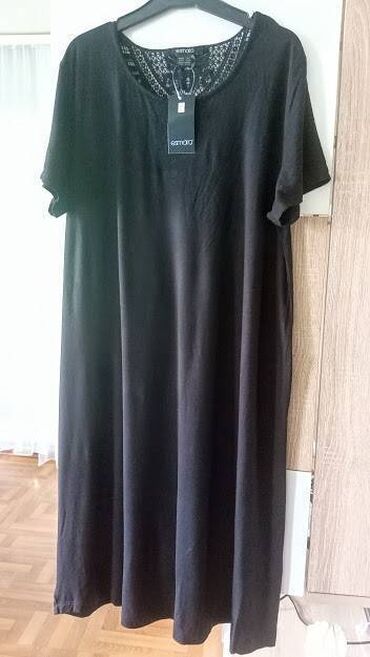 alme couture haljine: L (EU 40), bоја - Crna, Oversize, Kratkih rukava