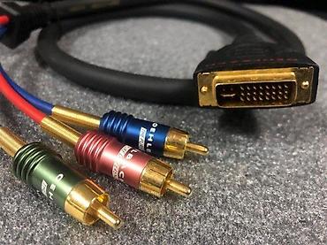Kablovi i adapteri za kamere: Oehlbach kabl: DVI-I (dual link) na 3x RCA (Component Y/Pb/Pr) - — 1