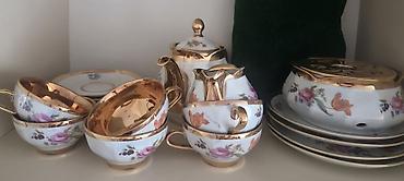 Çay dəsti, rəng - Qızılı, Farfor, 6 nəfərlik, Almaniya lalafo.az -da Çay dəsti, rəng - Qızılı, Farfor, 6 nəfərlik, Almaniya
