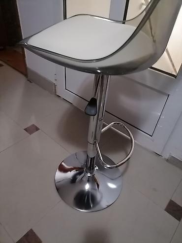 Stolice: Barska stolica sa naslonom – moderan transparentni dizajn - Sedište — 9