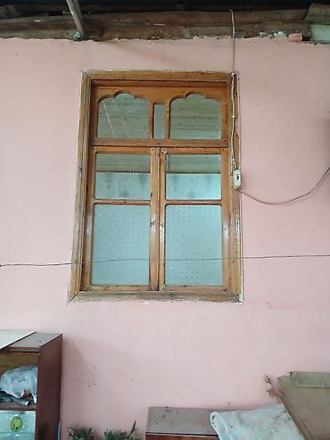 kohnə taxta: İşlənmiş Taxta pəncərə, Еni: 110 sm, Uzunluğu: 160 sm — 2