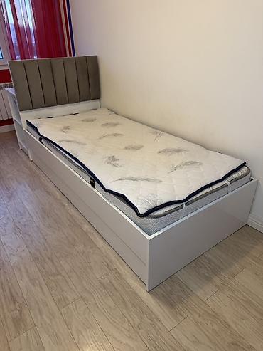 bed: Uşaq/yeniyetmə otağı üçün funksional tək nəfərlik çarpayı dəsti — 2