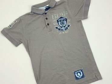 koszulka adidas niebieska: T-shirt, KappAhl, 8 years, 122-128 cm, condition - Good