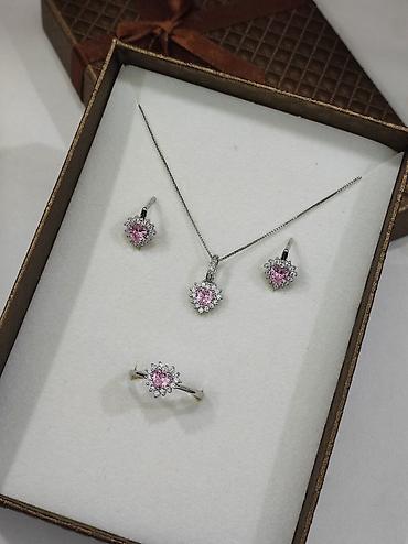 Серебряные наборы украшений: Набор украшений, Проба 925, Женские, Новый — 2