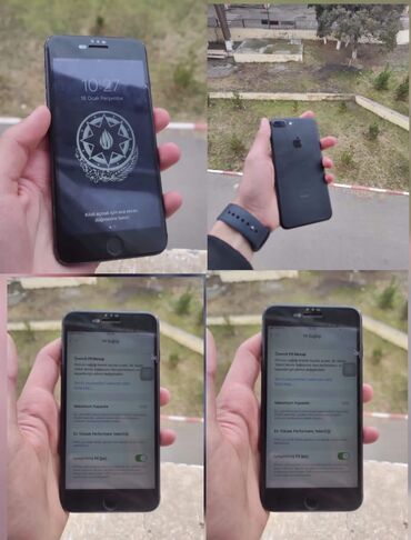 Apple iPhone: IPhone 7 Plus, 32 ГБ, Черный, Отпечаток пальца, Face ID