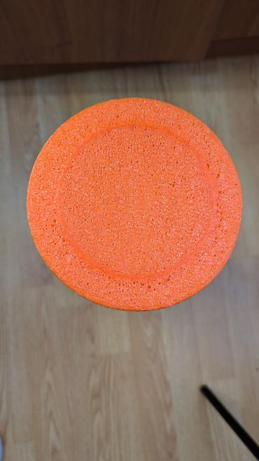 Спорт и отдых: Продаю массажный пенный ролик rollfoam, новый, оранжевого цвета — 2