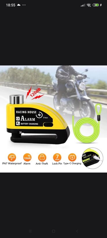 Avtomobil üçün siqnalizasiya: Motosikletlər, elektrik skuterlər və velosipedlər üçün nəzərdə