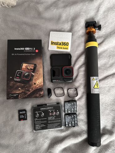 İnformatika: 📸 Insta360 Ace Pro 2 Full Set Satılır: Orijinal kamera + ND filtr