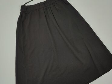 spódnice midi czarne z rozcięciem: Spódnica, L, stan - Dobry