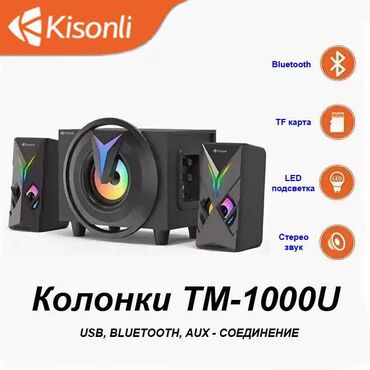 игровой центр: Акустическая система Kisonli TM-1000U - это мощные колонки для