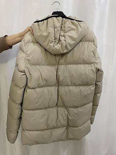 kiton kurtka: Kişi qalın qış gödəkçəsi (kurtka) – bej (beige) rəng, “Danger” etiketi — 2