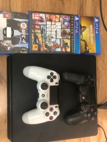 сони плейстейшен 4 цена в бишкеке: Игровая консоль PlayStation 4 (1 Тб) в черном цвете, укомплектованная