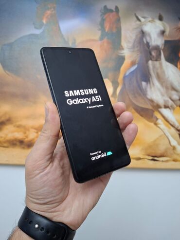 Samsung: Samsung A51, 64 GB, rəng - Göy