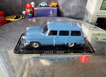 Avtomobil modelləri: Коллекционная модель VOLGA GAZ-22 blue 1962 DeAgostini Scale 1:43 — 14