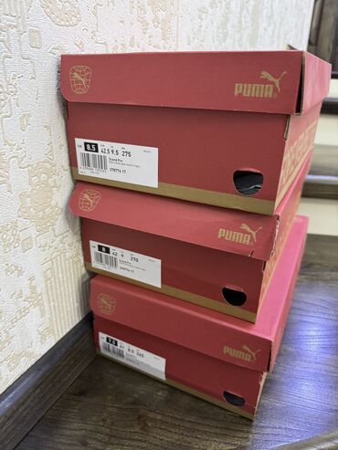 Кроссовки и спортивная обувь: Мужские кроссовки, 42, Puma, Новый, цвет - Черный, Самовывоз — 10