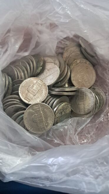 Sikkələr: ABŞ sikkələri – qarışıq lot - Növ və nominalar: quarter dollar (25¢) — 17